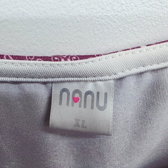 Nanu XL Purple Tie Shoulder Tank Top Sleeveless Scoop Neck Boho Festival Casual - Picture 8 of 11